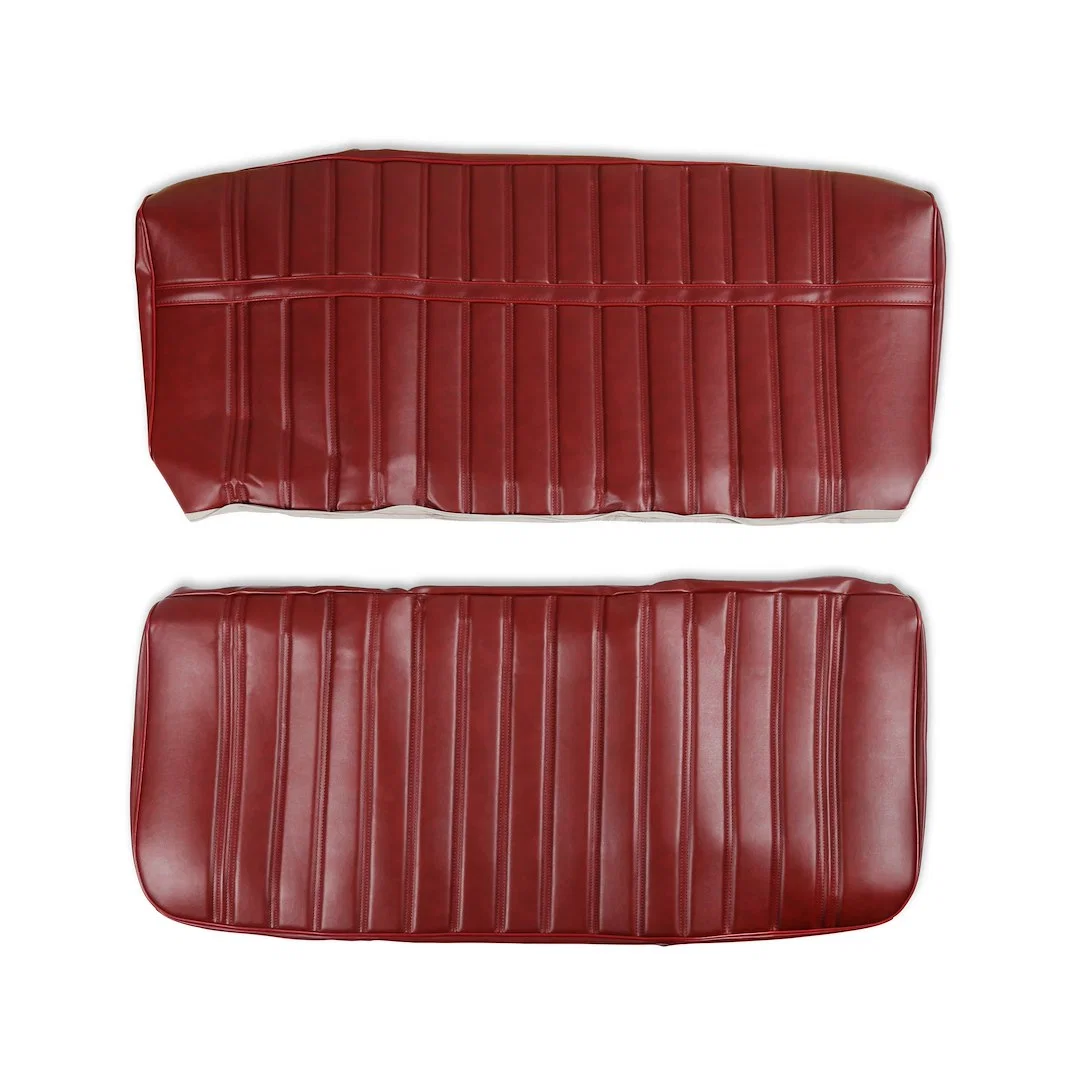 05-286 – HOLLEY Seat Upholstery Kit, Maroon Vinyl With Hog Rings And Pliers 3 Inch Wide Vertical Pleats 1 Inch Wide V...
